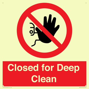 Closed for Deep Clean